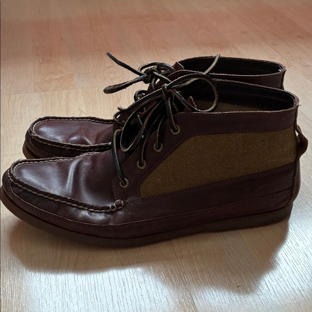 Sperry Dark Brown and Tan Chukka Boots